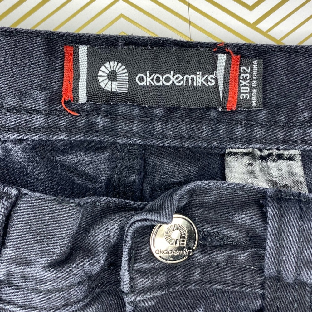 Akademiks Black Slim Fit Jeans
